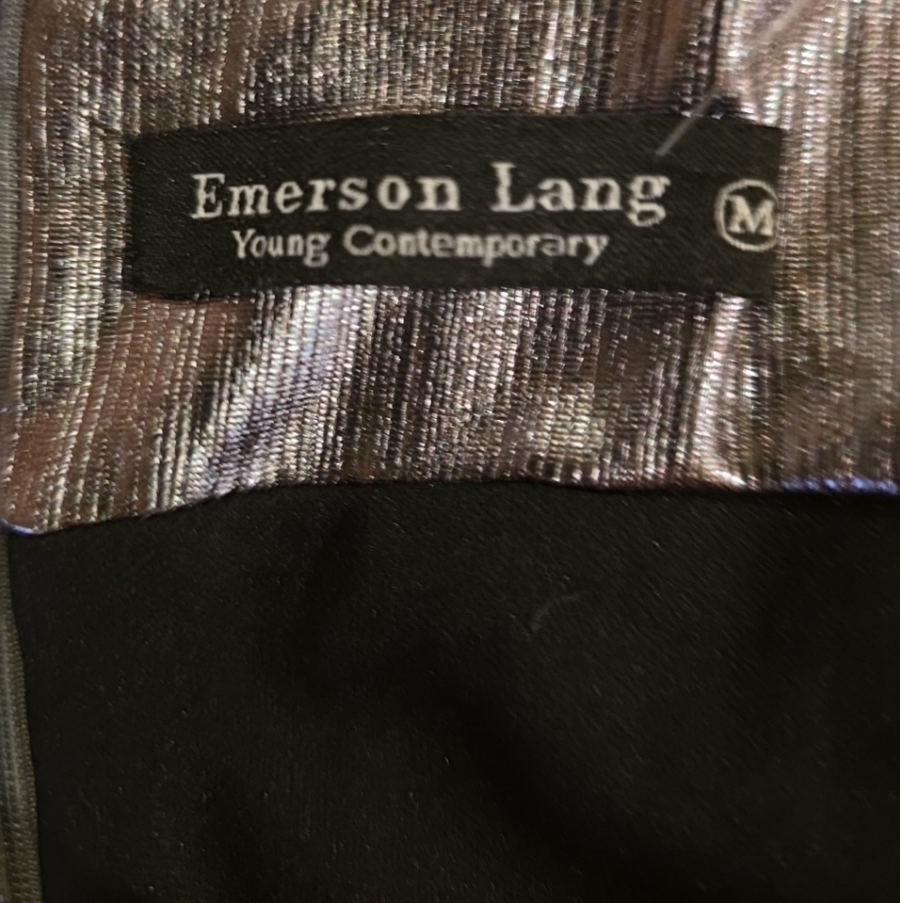 EMERSON LANG SILVER MAXI GOWN, SIZE M, NEW - Picture 13 of 13
